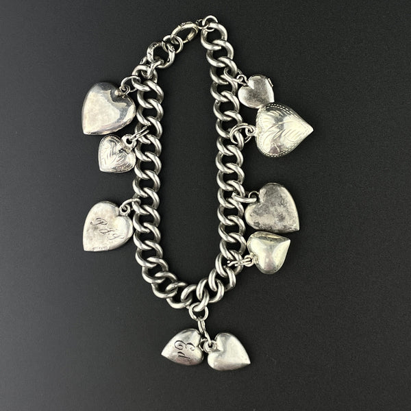 ❤️ White Heart Charm Bracelet | Heart charm bracelet, Heart charm, Charm  bracelet